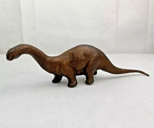 Vintage DFC Sinclair Oil Toy Brontosaurus 1980s Plastic 8" From Worlds Fair Mold