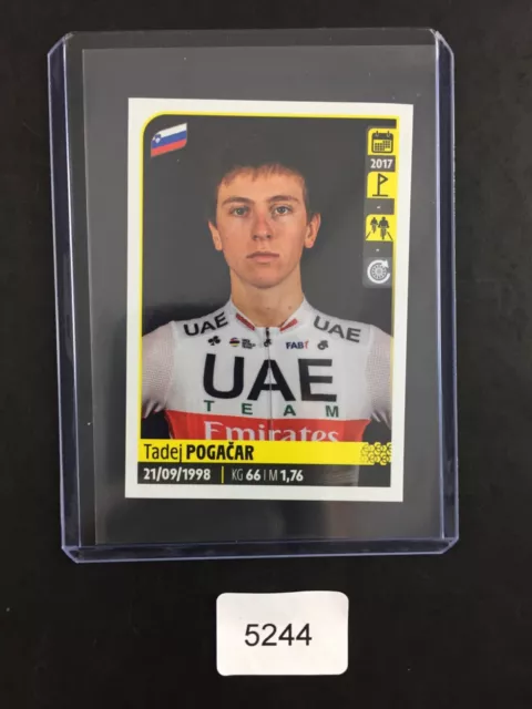 Tadej Pogacar Rookie RC Sticker Panini Tour De France 2020 #369 3