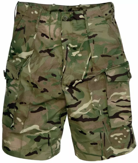 New Genuine British Army MTP Combat Shorts Camouflage Multi Terrain - 24/68/84