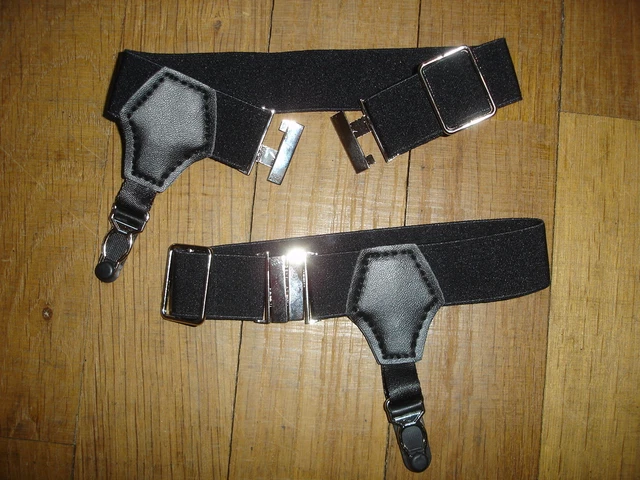 SOCKS GARTERS BELT Suspenders Adjustable Non-slip Clips For Men EUR 9,80 - FR