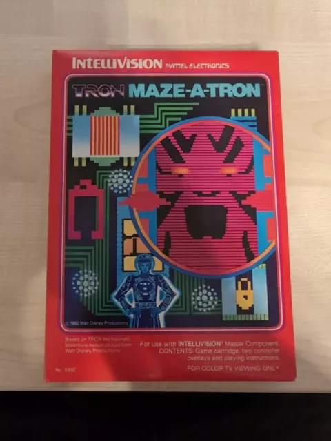 intellivision Tron Maze-a-tron