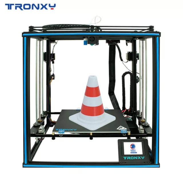 Tronxy X5SA-400-2E 3D-Drucker DIY Dual Extruder Größerer Druckgröß 400×400×400mm