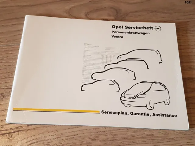 NUOVO libretto assegni Opel libretto di servizio 1999 Blanko Corsa Combo Tigra Astra F G Omega B