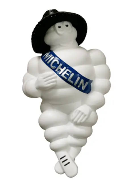 Michelin doll 1x17 inch Bibendum man figure advertise tire LED light hat truck