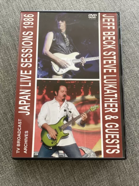 Jeff Beck/Steve Lukather  Guests - Japan Live Sessions 1986 DVD - LIKE NEW