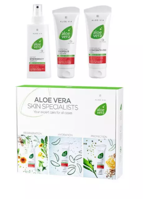 LR Aloe Vera SOS - Pflege - Box | Gelkonzentrat | Propolis Creme | Notfallspray