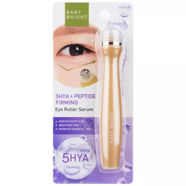 [BABY BRIGHT] 5HYA and Peptide Firming Eye Roller Serum 15ml NEW