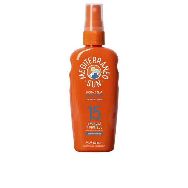 Solar Mediterraneo Sun unisex BRONCEA & PROTEGE loción solar SPF15 100 ml