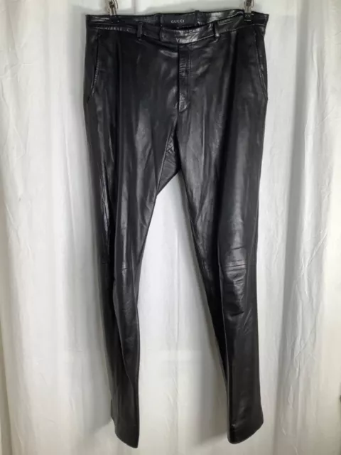 pantaloni pelle di Gucci pantaloni pelle di Gucci