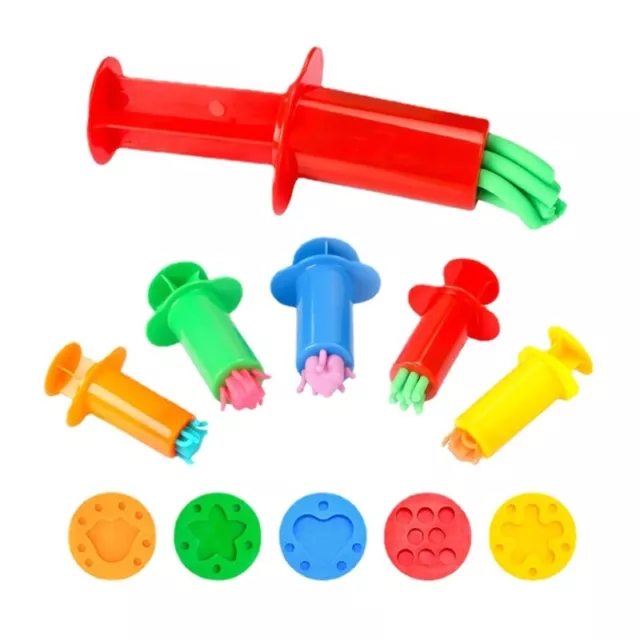 for Dough Tools Kit Plasticine Squeeze Set Extruder Tools Learning Game