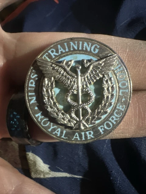 Nurses Training School Royal Air Force Lapel Pin