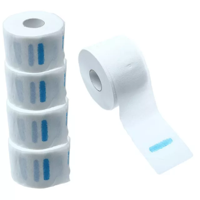 100pcs/Roll Stretchy Disposable Neck Paper Strips Barber Hairdressing FAST L7I