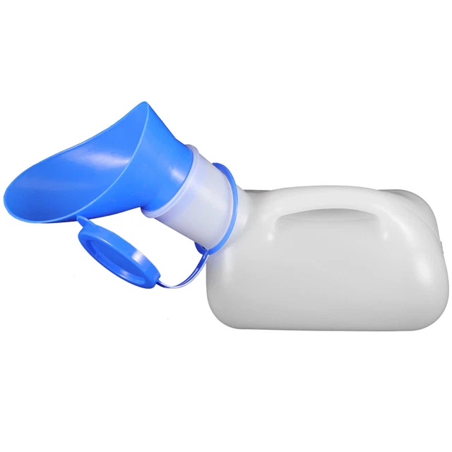 Bottiglia Urinaria Da Viaggio Uomo - Pappagallo 2000ml Con Tubo 1.6m Per Auto E Campeggio