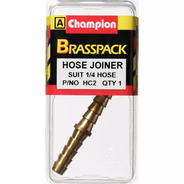 Champion Brass Joiner 1/4 Hose HC2