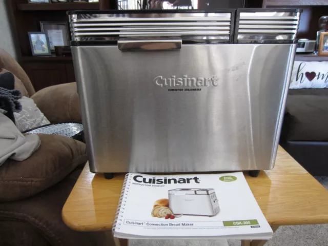 CUISINART CBK-200 2-Pound Programmable Stainless Steel Convection Bread Maker