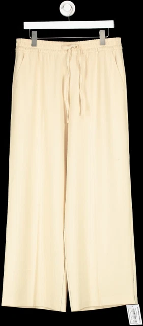 Tesco white linen discount trousers