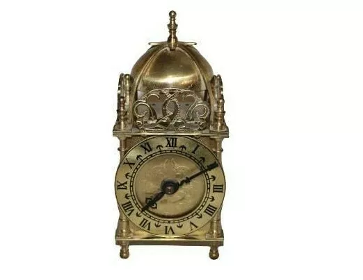 1950s SMITHS 'NELL GWYNNE' BRASS CLOCK GREAT BRITAIN SMITHS INDUSTRIES CARRIAGE