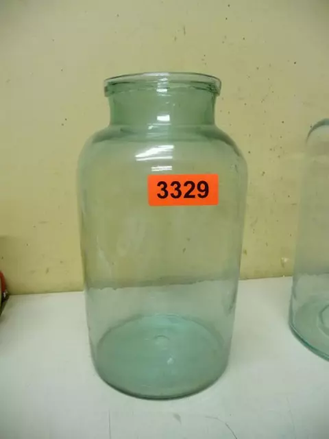 3329. Altes Biedermeierglas Vorratsglas Biedermeier Glas