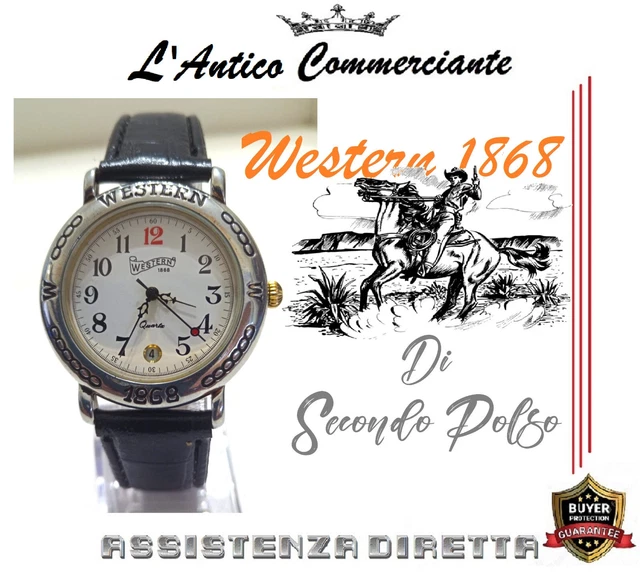 Splendido Orologio watch in acciaio Western  Mod. 1868