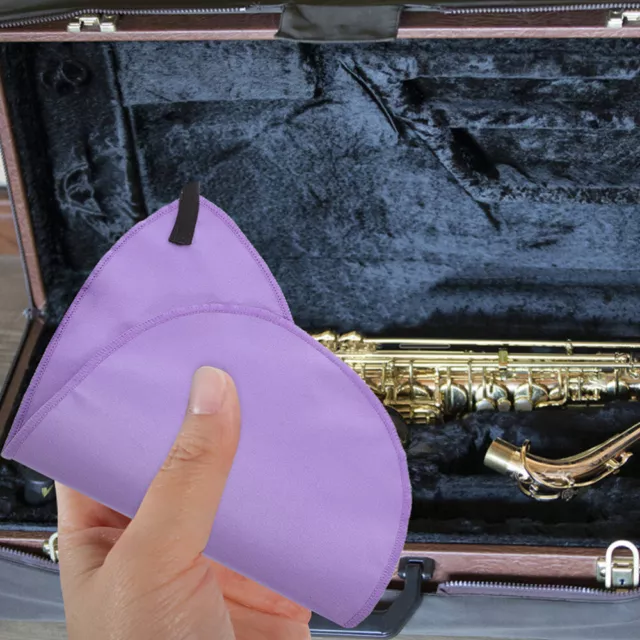4 pz strumento di pulizia del tessuto per sassofono strumento di pulizia del tessuto per strumento di pulizia del sax flauto