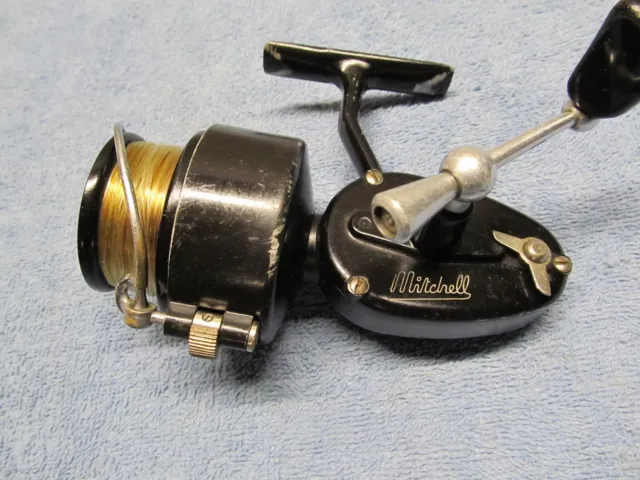 Vintage Garcia Mitchell 300 Spinning Reel Made in France Clean & Smooth  Fishing
