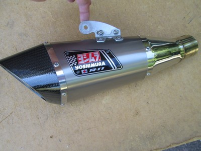 SUZUKI GSXR400 GSXR 400 SCARICO Fine Tubo di collegamento e può SILENZIATORE YOSHIMURA 