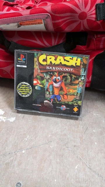 Crash Bandicoot + Demo PS1, Jeu Complet, PAL Français, Bon état