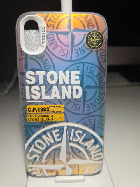 Coque IPhone 15 Pro Bleue Stone Island - Style Urbain - Neuf Sous Blister - Protection Et Look
