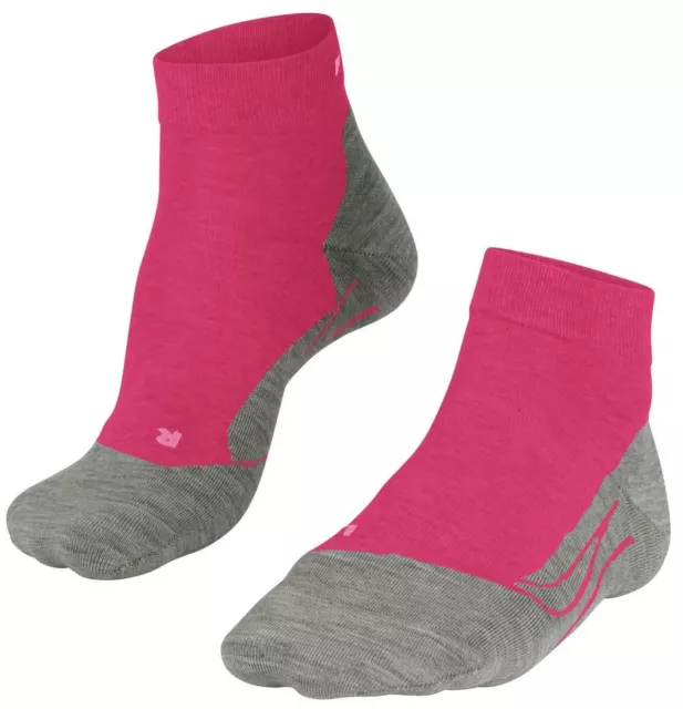 Falke Womens GO2 Short Socks - Rose Pink