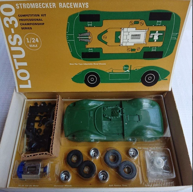 VINTAGE SLOT CAR 60's STROMBECKER 1/24 LOTUS 30 Slot Racing Car Kit