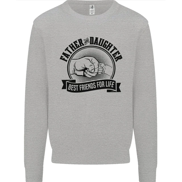 Father & Daughter Best Friends Fathers Day Mens Sweatshirt Jumper