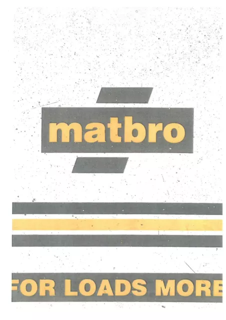 Matbro Telehandler TS270 & TS280 Workshop Service Repair Manual