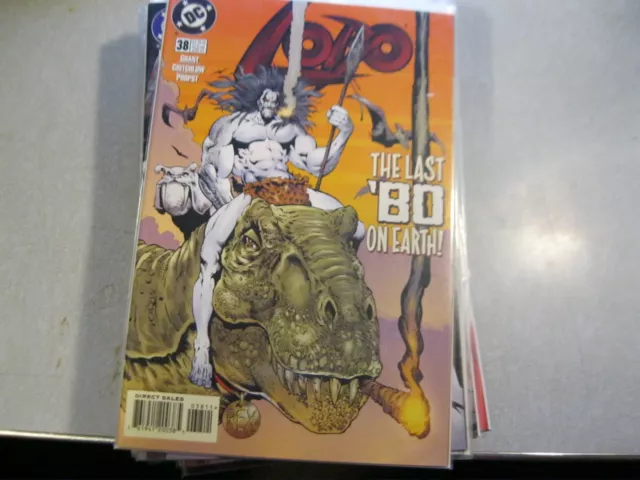 Lobo (2nd Series DC Comics) #38 written by ALAN GRANT & art by CARL CRITCHLOW
