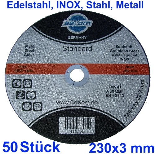 Disques à Tronçonner Acier Inoxydable - Lot De 50 - 125x1mm - Pour Meuleuse D'angle - Lukas - 6