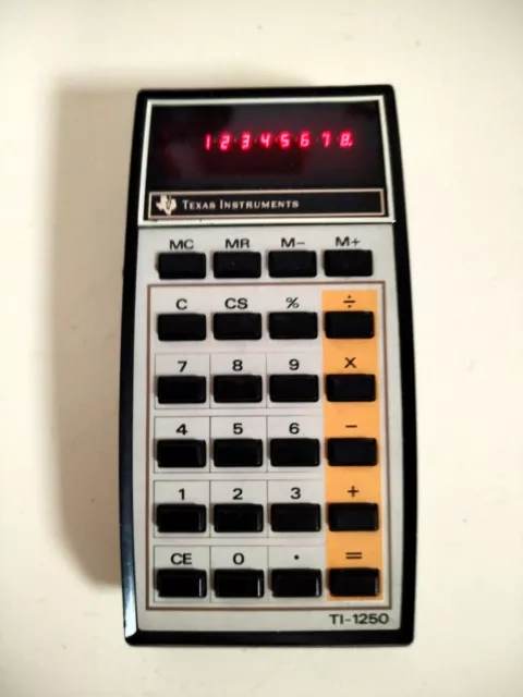 Calculatrice Texas Instruments TI-1250 - Vintage