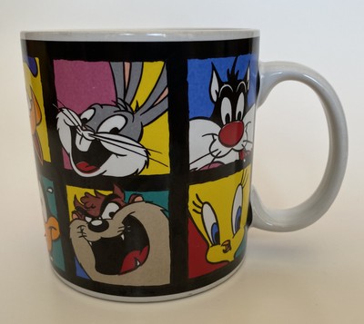 VINTAGE 1993 WARNER Bros. Looney Toons Animation Characters Coffee Mug