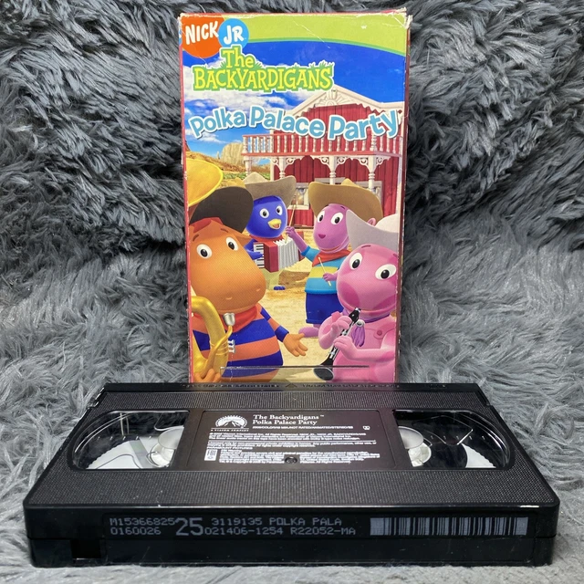 THE BACKYARDIGANS POLKA Palace Party VHS Tape 2006 Nick Jr. Nickelodeon ...