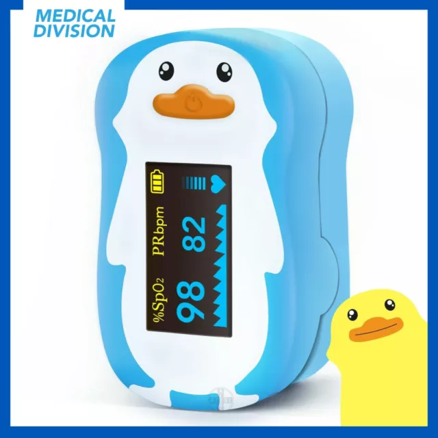 Pulsossimetro da dito pediatrico misuratore di ossigeno saturimetro per bambini
