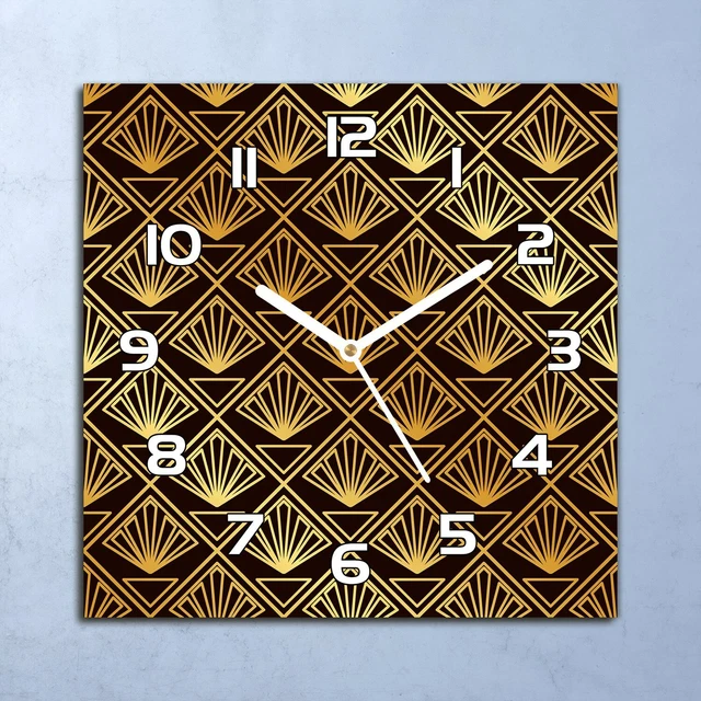 Horloge Murale Vintage Silvoz Paris – Quartz Analogique – 31 X 25 Cm – Marron