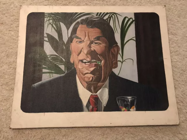 Peinture de caractère Ronald Reagan