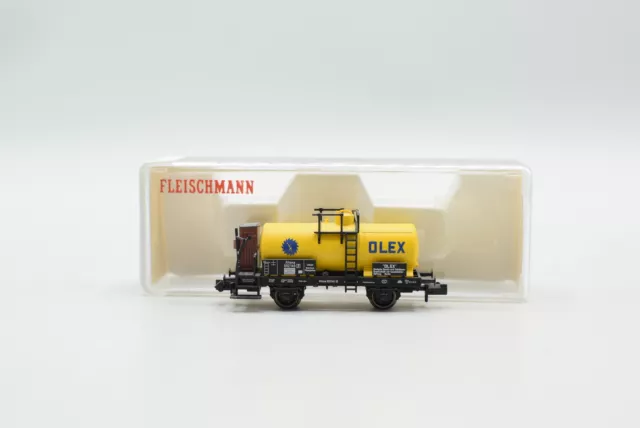 Fleischmann N 8845K Kesselwagen mit Bremserhaus Olex K.P.E.V.