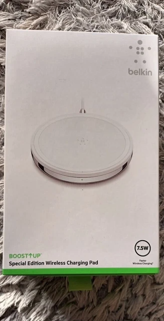 Belkin BOOST UP Special Edition 7.5w Wireless Charger Charging Pad White New