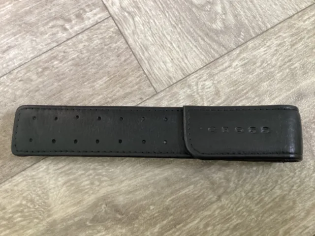Cross Black Leather Pen Case/Pouch - Single