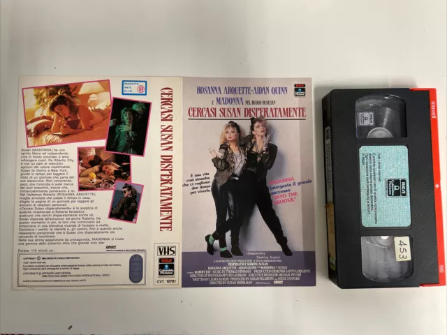 CERCASI SUSAN DISPERATAMENTE (1985) vhs+locandina-senza custodia - RCA COLUMBIA