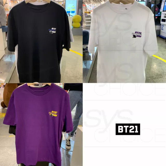 BTS BT21 Official Authentic Goods Space Squad Short Sleeve T-Shirts 3Color Type