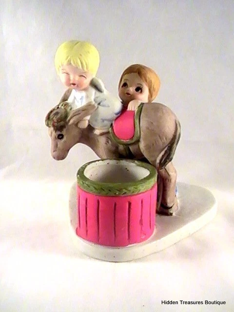Jasco Luvkin Friends Angel on a Mule Figurine