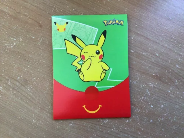 Mcdonalds Pokemon Match Battle + 25th Anniversary +Pick your card + Sealed  Packs
