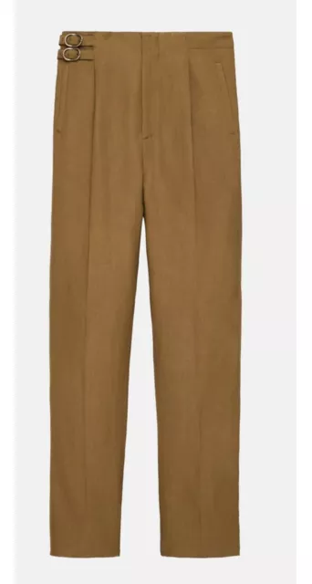 Zara pantaloni plissettati new arrivals
