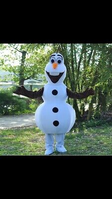 Mascotte Costume Per Adulti Olaf Frozen Per Feste E Compleanni Taglia M Nuovo