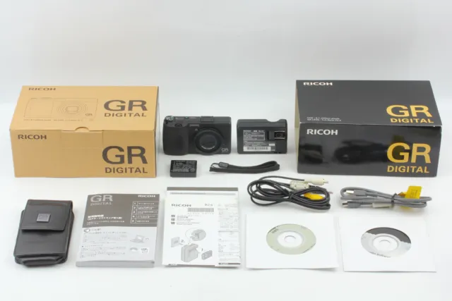 [MINT+++ In Box] RICOH GR DIGITAL 8.1MP Black Compact Digital Camera From JAPAN